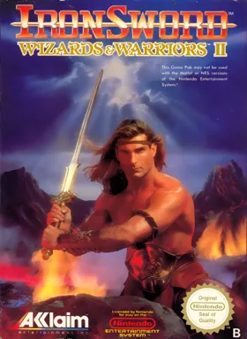 IronSword - Wizards & Warriors II (Europe) box cover front